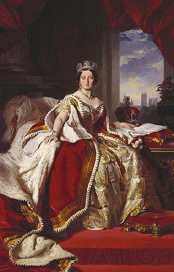 Franz Xaver Winterhalter Queen Victoria Germany oil painting art